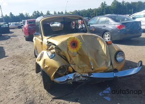 1974 Volkswagen Beetle из США, поврежденный, VIN 1542445340